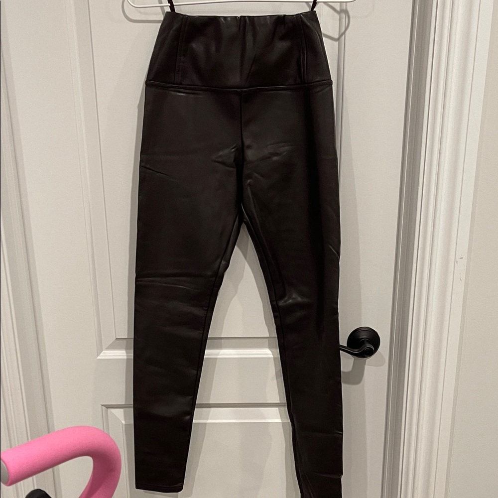 Black Faux leather brand new leggings